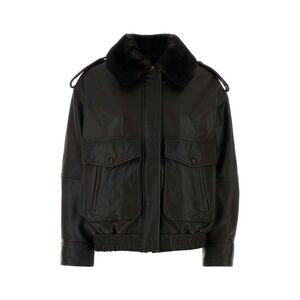 Loulou De Saison Women Dark Brown Leather Russo Jacket